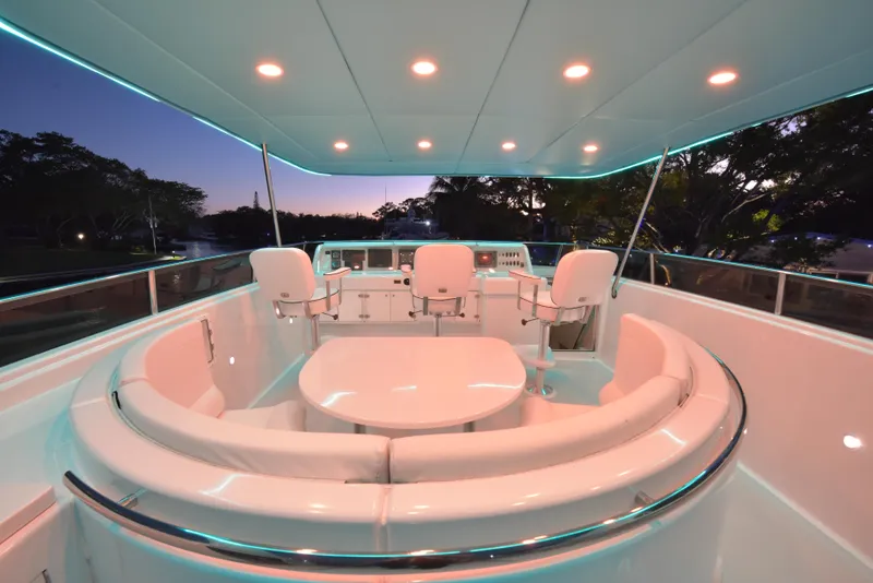 Slide: The Image of Lazzara Yachts 76 Lazzara motor yacht 1994 - 103