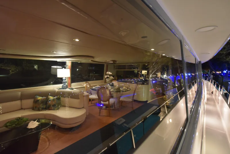 Slide: The Image of Lazzara Yachts 76 Lazzara motor yacht 1994 - 110