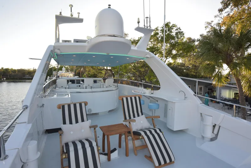 Slide: The Image of Lazzara Yachts 76 Lazzara motor yacht 1994 - 37