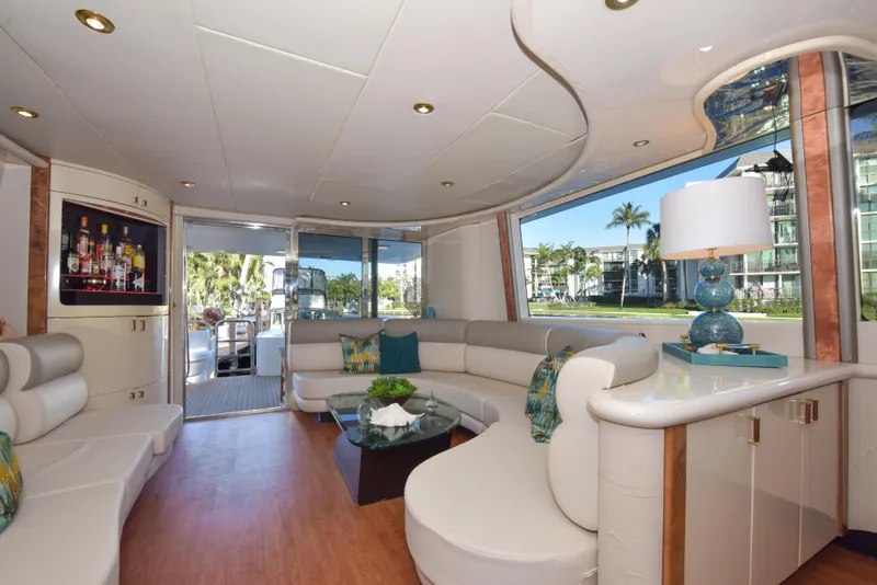 Slide: The Image of Lazzara Yachts 76 Lazzara motor yacht 1994 - 51