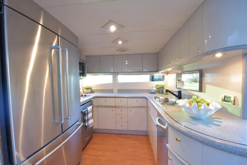 Slide: The Image of Lazzara Yachts 76 Lazzara motor yacht 1994 - 57