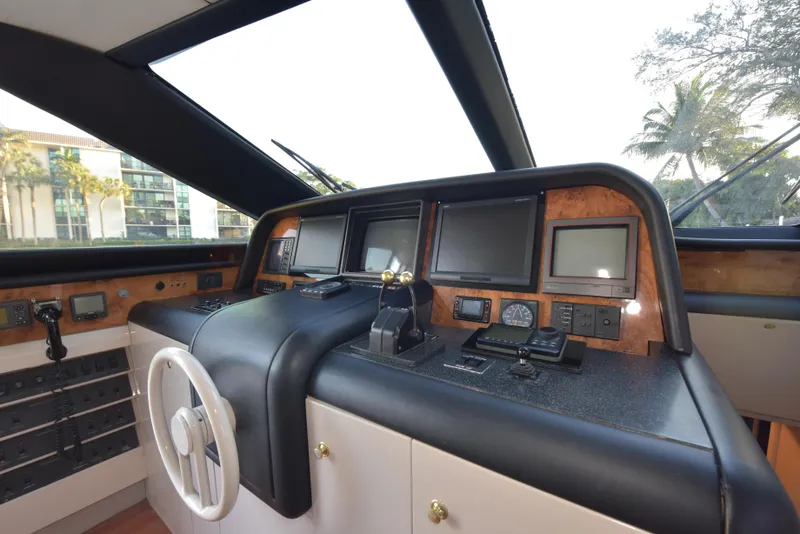 Slide: The Image of Lazzara Yachts 76 Lazzara motor yacht 1994 - 63