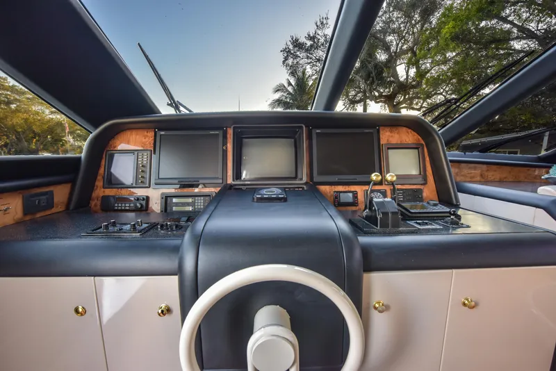 Slide: The Image of Lazzara Yachts 76 Lazzara motor yacht 1994 - 64