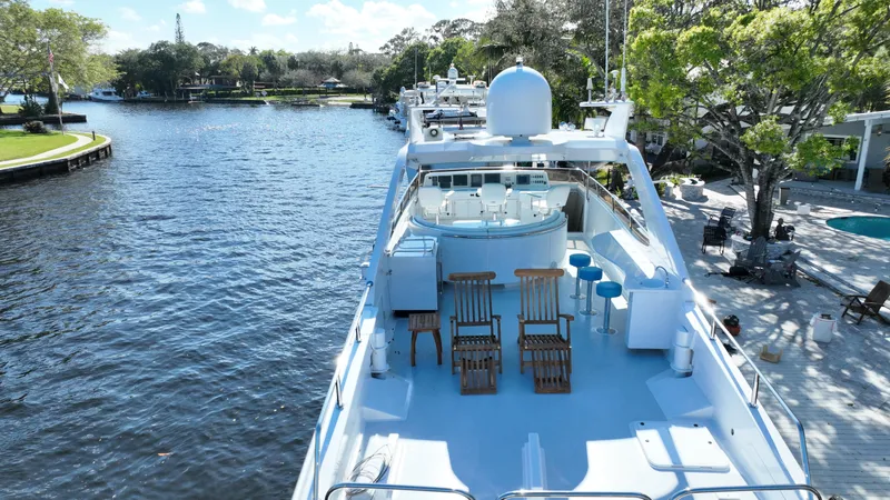 Slide: The Image of Lazzara Yachts 76 Lazzara motor yacht 1994 - 7