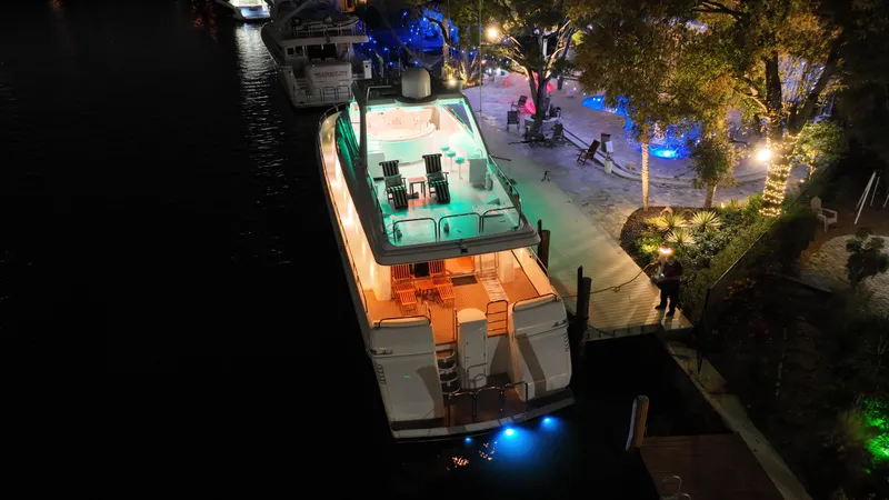 Slide: The Image of Lazzara Yachts Open bridge walk around 1994 - 111