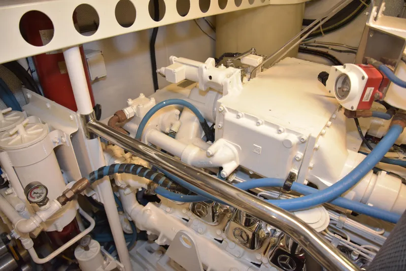 Slide: The Image of Lazzara Yachts Open bridge walk around 1994 - 127