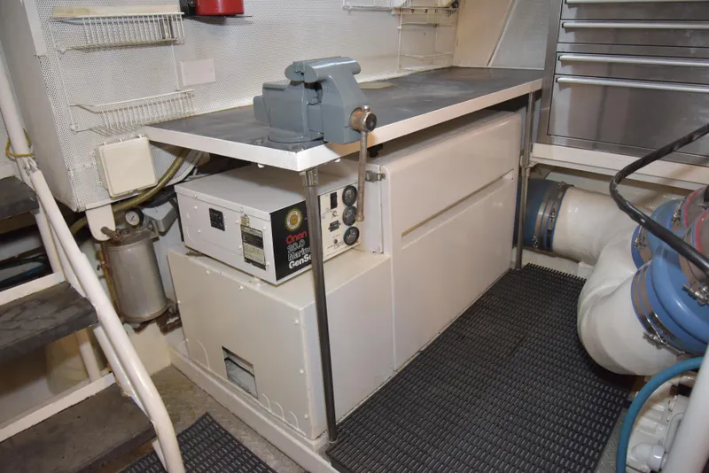 Slide: The Image of Lazzara Yachts Open bridge walk around 1994 - 130