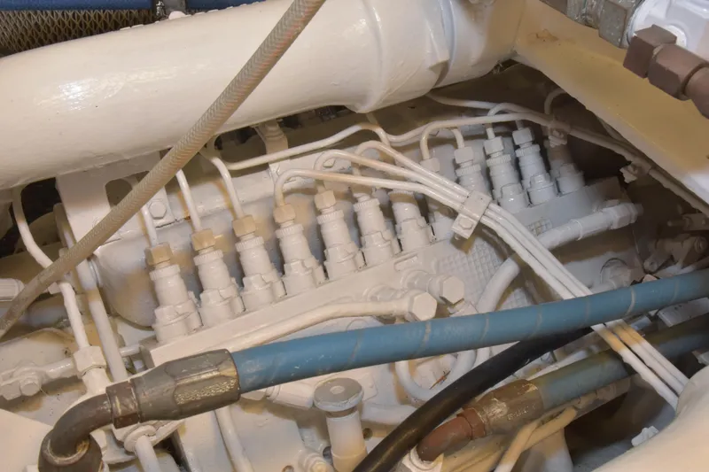 Slide: The Image of Lazzara Yachts Open bridge walk around 1994 - 144