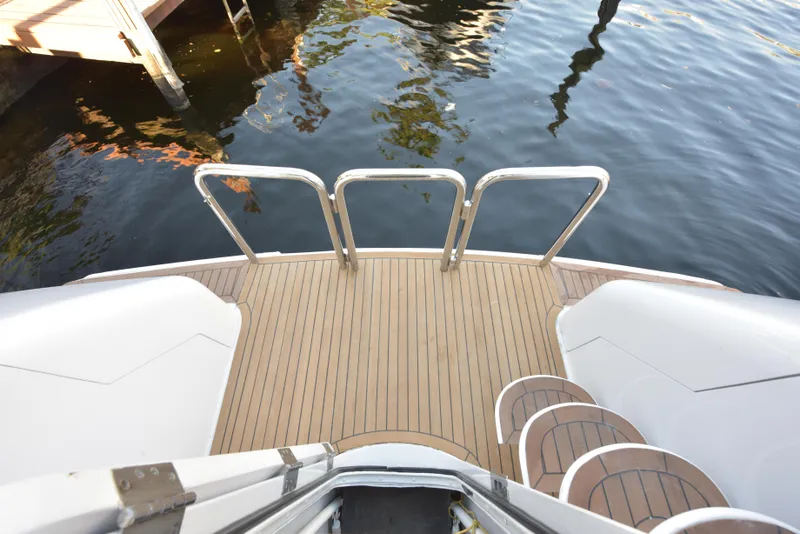 Slide: The Image of Lazzara Yachts Open bridge walk around 1994 - 18