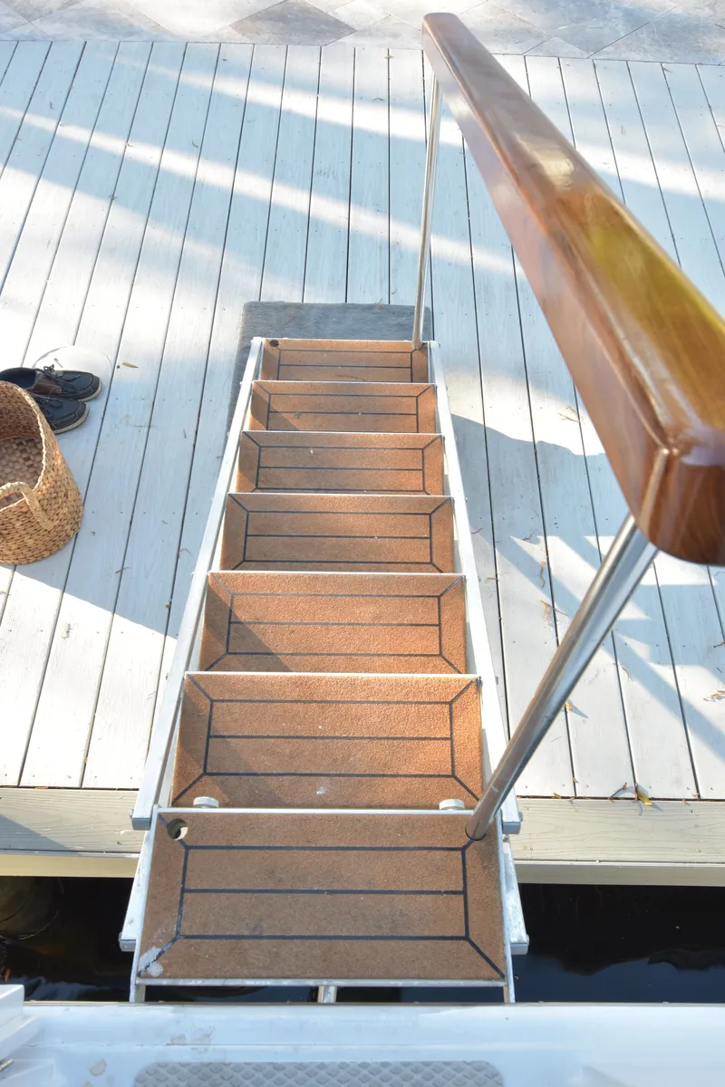 Slide: The Image of Lazzara Yachts Open bridge walk around 1994 - 20