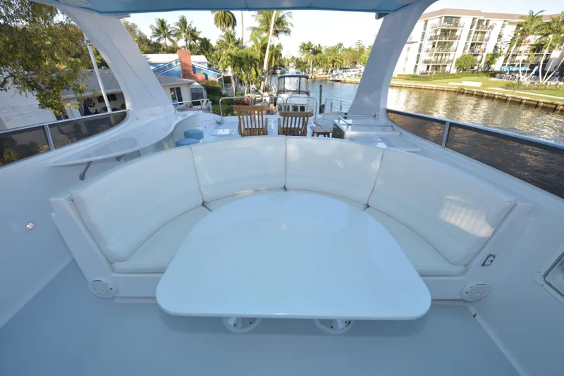 Slide: The Image of Lazzara Yachts Open bridge walk around 1994 - 27