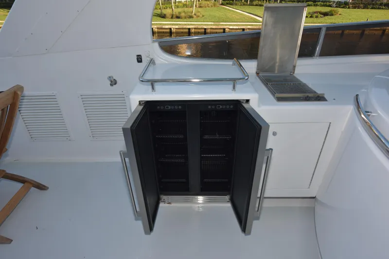 Slide: The Image of Lazzara Yachts Open bridge walk around 1994 - 32