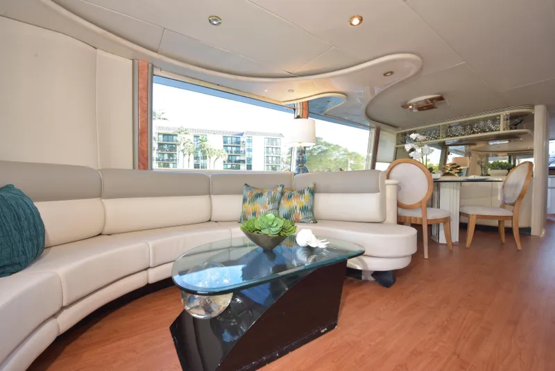 Slide: The Image of Lazzara Yachts Open bridge walk around 1994 - 50