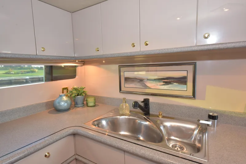 Slide: The Image of Lazzara Yachts Open bridge walk around 1994 - 59