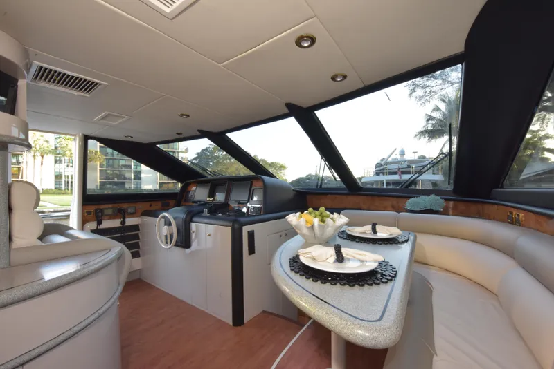 Slide: The Image of Lazzara Yachts Open bridge walk around 1994 - 60