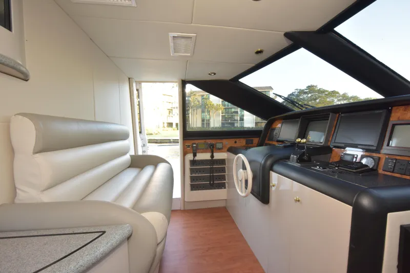 Slide: The Image of Lazzara Yachts Open bridge walk around 1994 - 61