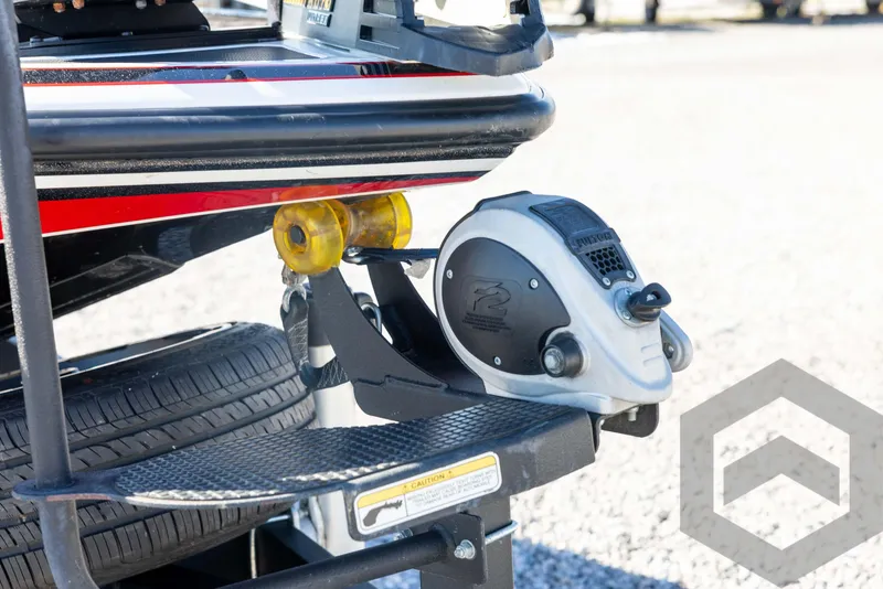 Slide: The Image of 2017 Nitro Z21 Z-PRO Package boat trailer hitch detail. - 10