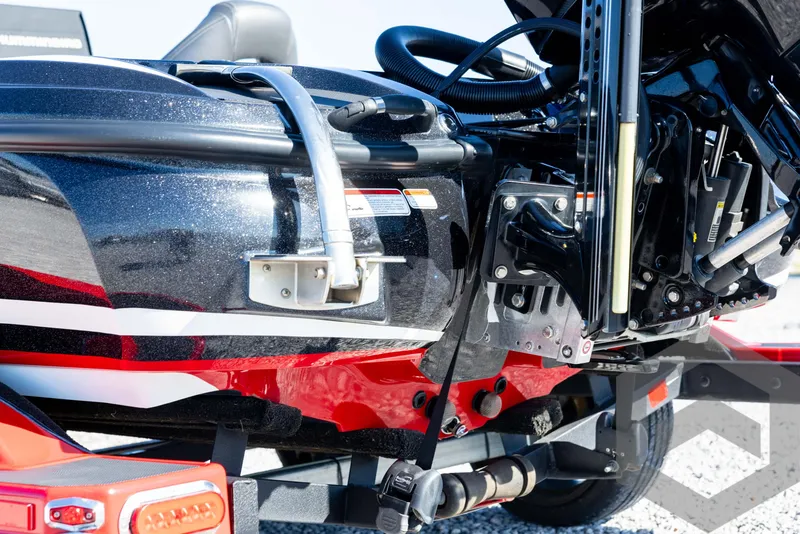 Slide: The Image of 2017 Nitro Z21 Z-PRO boat detail, showcasing engine and sleek design elements. - 20