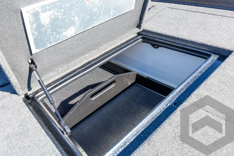 Slide: The Image of 2017 Nitro Z21 Z-PRO Package storage compartment, open lid, interior view. - 41