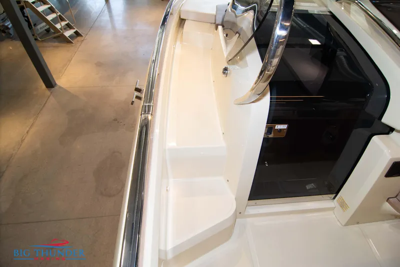 Slide: The Image of 2024 Invictus GT320S boat interior with sleek design and modern features. - 36