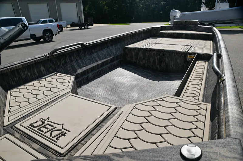 Slide: The Image of 2024 Reaper Boats TIMBER REAPER 756 interior with custom DEKit flooring. - 4