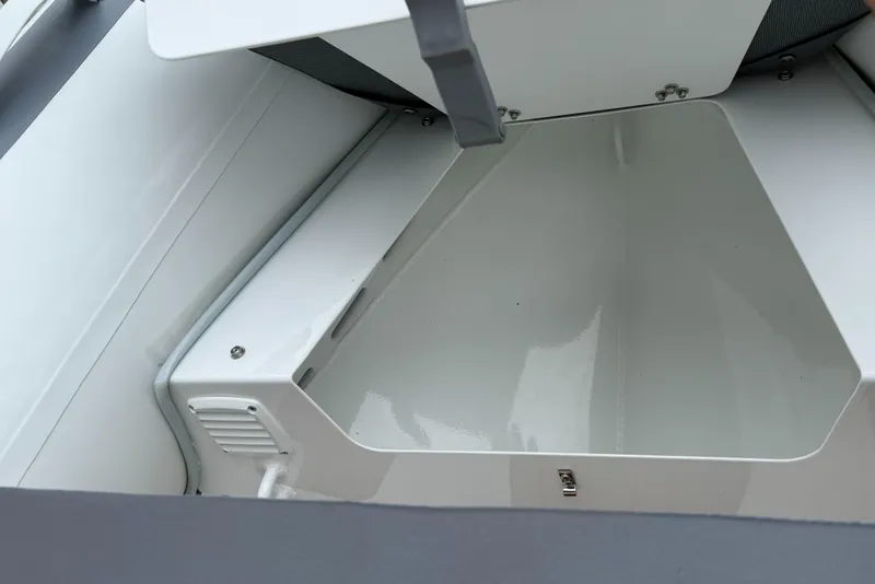 Slide: The Image of Interior compartment of 2025 Gala A300Q, showcasing sleek design and storage space. - 9