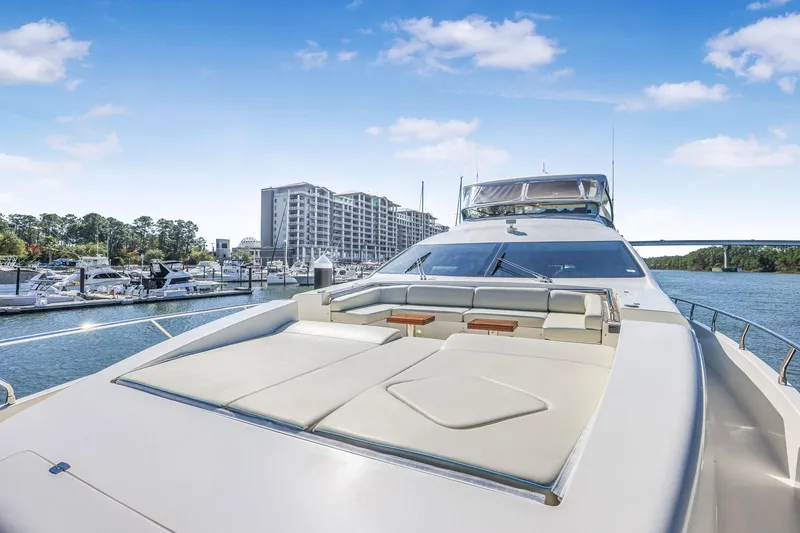 Slide: The Image of Foredeck sun lounge  - 46