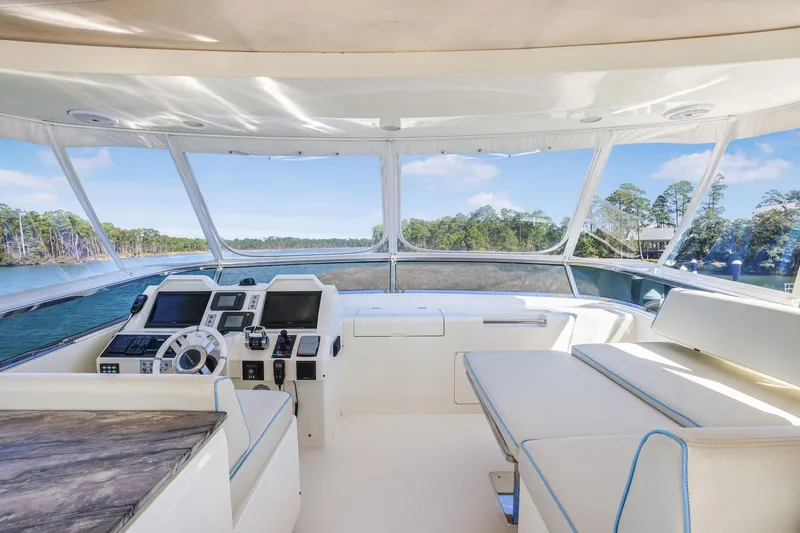 Slide: The Image of Flybridge helm and riding seat - 49