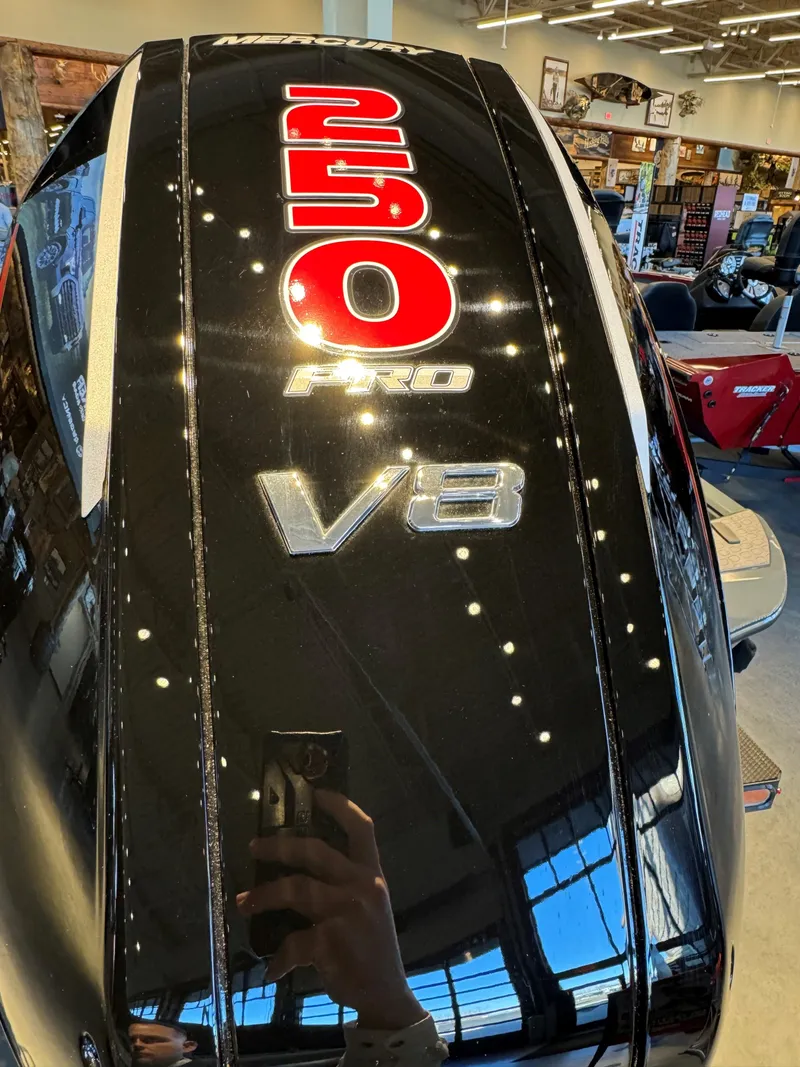 Slide: The Image of Ranger ALPHA 208 2025 V8 engine cover with bold red and silver lettering. - 6