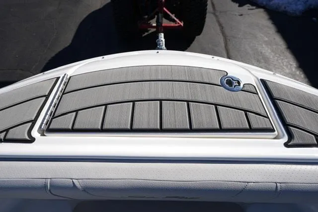Slide: The Image of 2025 Sea Ray SDX 250 boat deck with sleek, modern design and durable materials. - 16