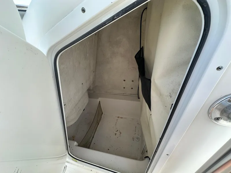 Slide: The Image of Storage compartment of 2018 Sea Fox 186 Commander boat, open and empty. - 9