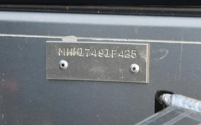 Slide: The Image of Metal identification plate on Viaggio Lago X 22 U, 2025 model. - 9