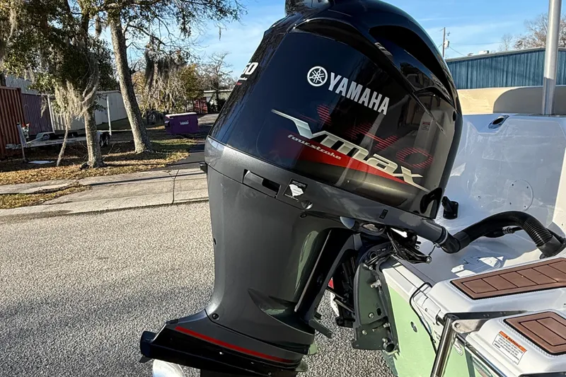 Slide: The Image of Yamaha VMAX outboard motor on 2017 Sea Fox 246 Commander boat. - 5