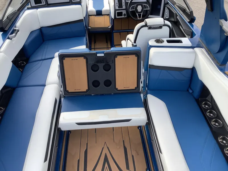 Slide: The Image of 2023 Supra SE boat console with touchscreen controls. - 29