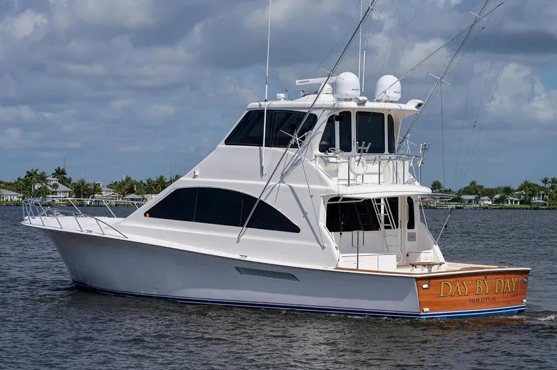 Slide: The Image of Ocean Yachts 62 Enclosed Bridge Super Sport 2003 - 55