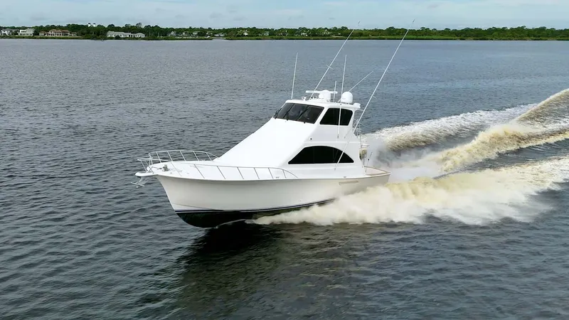 Slide: The Image of Ocean Yachts 62 Enclosed Bridge Super Sport 2003 - 60