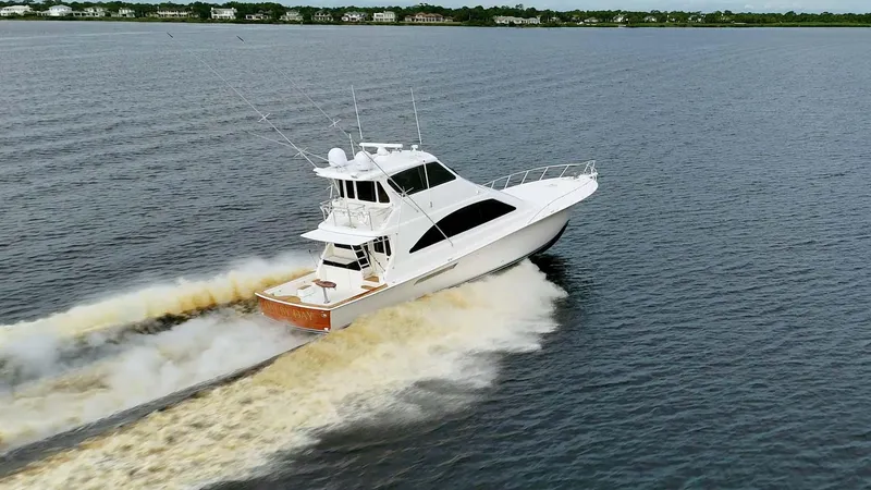 Slide: The Image of Ocean Yachts 62 Enclosed Bridge Super Sport 2003 - 61