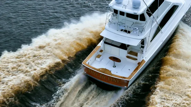 Slide: The Image of Ocean Yachts 62 Enclosed Bridge Super Sport 2003 - 62