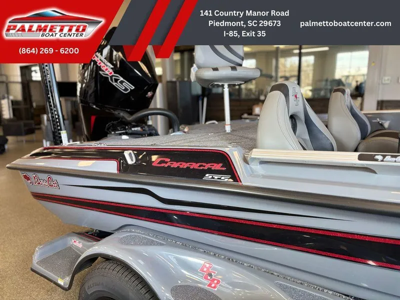 Slide: The Image of 2024 Bass Cat Caracal STS boat at Palmetto Boat Center, Piedmont, SC. - 3