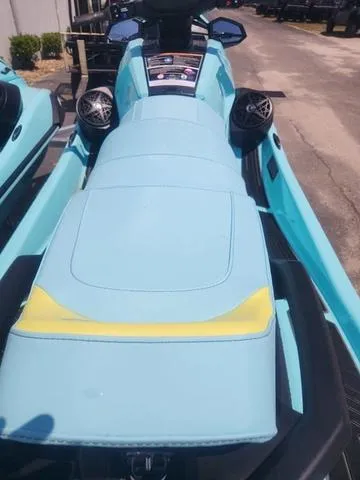 Slide: The Image of 2025 Yamaha WaveRunner VX Limited Ho in light blue, parked outdoors. - 9