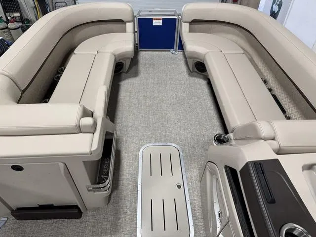 Slide: The Image of 2025 Bennington M Quad Bench 24 MFB with spacious seating and modern design. - 11