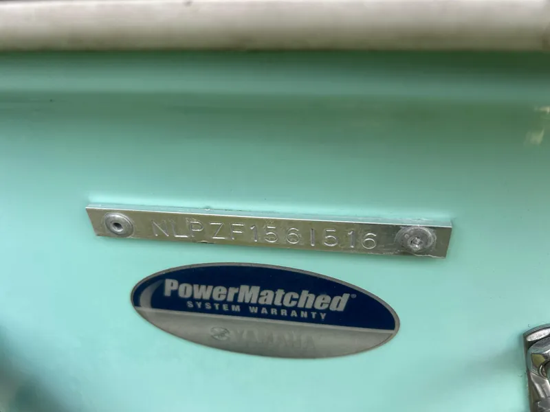 Slide: The Image of 2016 Tidewater 210 LXF boat with PowerMatched system warranty label. - 19