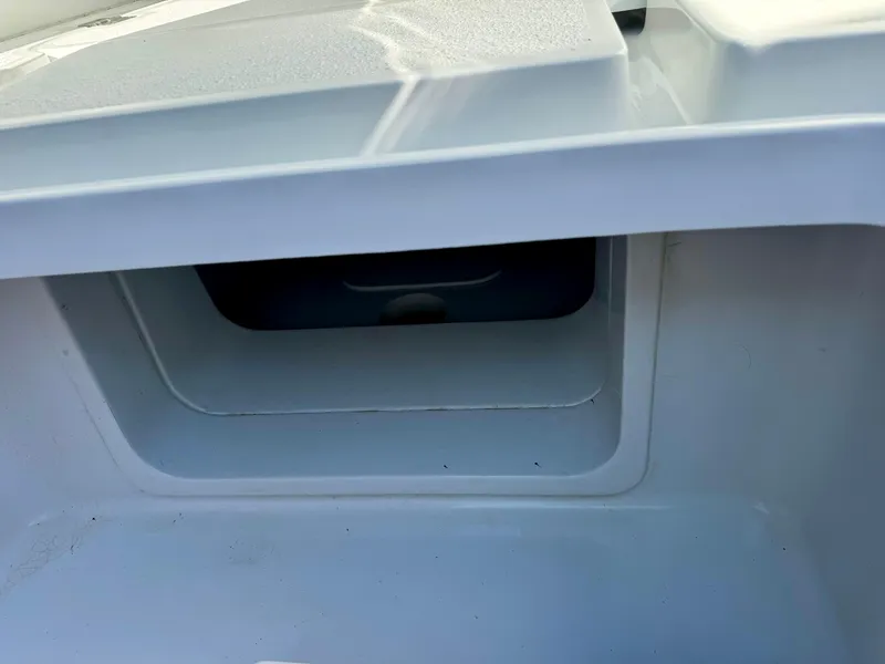 Slide: The Image of Storage compartment of a 2020 Yellowfin 42 Offshore boat. - 41
