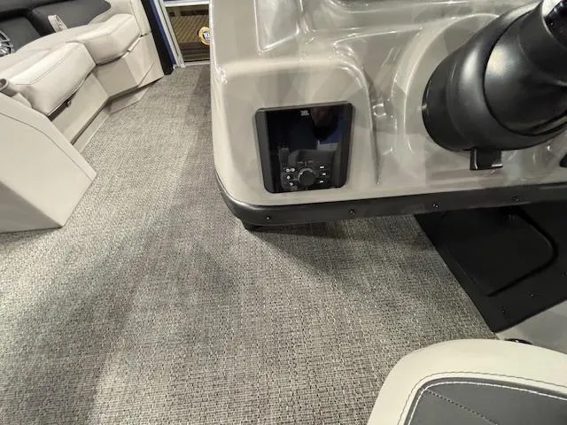 Slide: The Image of 2025 Barletta ARIA 20QC interior, featuring a modern dashboard and comfortable seating. - 9