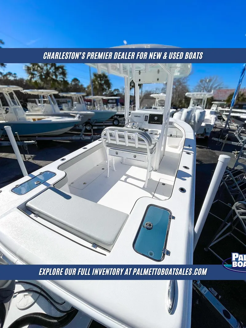 Slide: The Image of 2025 Delta Boatworks 245, showcased at Charleston's premier boat dealer, Palmetto Boat Sales. - 13
