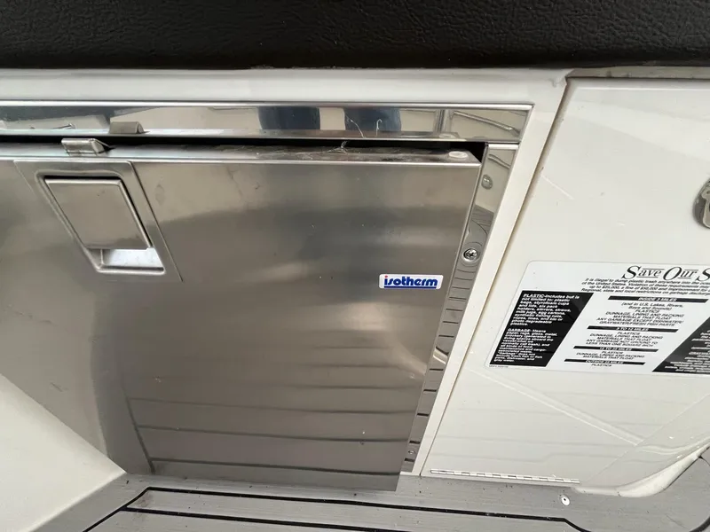 Slide: The Image of Stainless steel Isotherm fridge on 2020 Sea Ray Sundancer 320 yacht. - 8