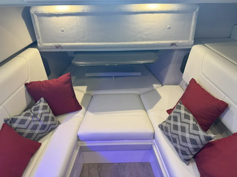 Slide: The Image of 2022 Formula 380 Super Sport Crossover OB interior with sleek design and modern features. - 45