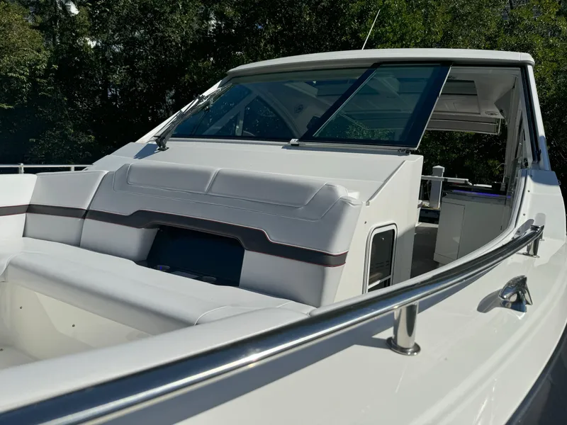 Slide: The Image of 2022 Formula 380 Super Sport Crossover OB on calm water. - 49