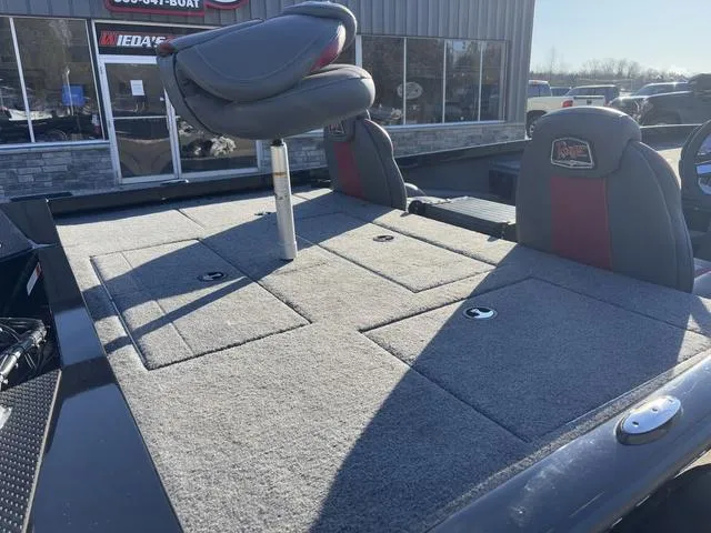 Slide: The Image of 2023 Ranger RT188 boat deck with seating and storage compartments. - 3