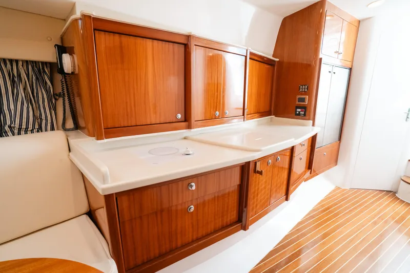 Slide: The Image of Luxurious wooden kitchen interior of 2009 Intrepid 475 Sport Yacht. - 41